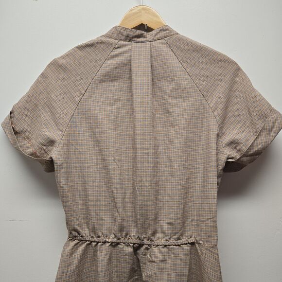 Jody T of California 1970s vintage Modest Dress School girl prairie Sz Med/Large - Picture 7 of 12